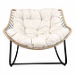 Silla Mecedora Rocking Chair Natal Marfil - Miniatura 2