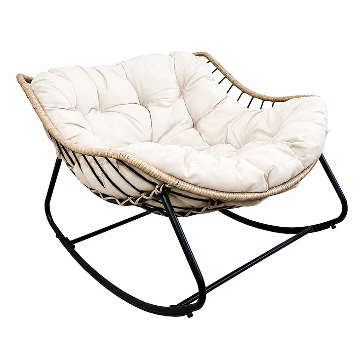 Silla Mecedora Rocking Chair Natal Marfil 3