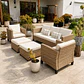 Juego Living Terraza Emilia Caramelo 7 Personas - Miniatura 1