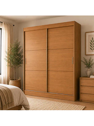 Clóset 2 puertas corredera Palermo Cinamomo