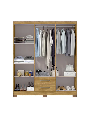 Closet 6 puertas Classic Marrocos Marroco / Ripado 188 x 156,6 x 46,5