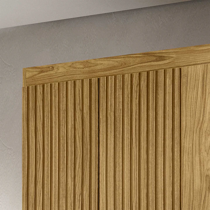 Closet 6 puertas Classic Marrocos Marroco / Ripado 188 x 156,6 x 46,5 6