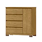 Cómoda 4 cajones 1 puerta Alessia Marroco / Marroco 100 x 99,3 x 41 - Miniatura 3