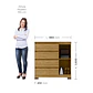 Cómoda 4 cajones 1 puerta Alessia Marroco / Marroco 100 x 99,3 x 41 - Miniatura 6