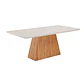 Juego de Comedor 8 sillas Valerio Beige 79,5 x 90 x 200 cm - Miniatura 4