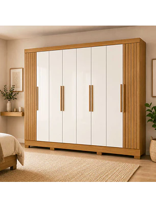 Clóset 8 puertas Diplomata Freijo off White