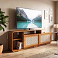 Rack tv Riviera color miel TV 75