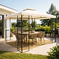 Pérgola Bahía Inglesa 3x3mt Marfil - Miniatura 1