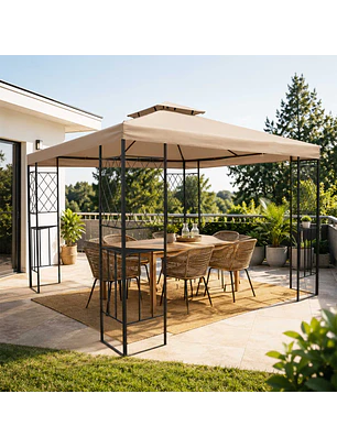 Pérgola Bahía Inglesa 3x3mt Café