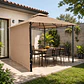 Pérgola Quintay con Lateral 3x3mt Café - Miniatura 1