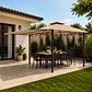 Pérgola Quintay con Lateral 3x3mt Café - Miniatura 2