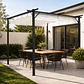 Pérgola Cavancha con Tela Retráctil 3x3mt Marfil - Miniatura 1