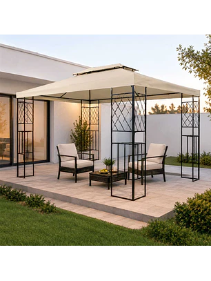 Pérgola Bahia Inglesa 3x4mt Marfil