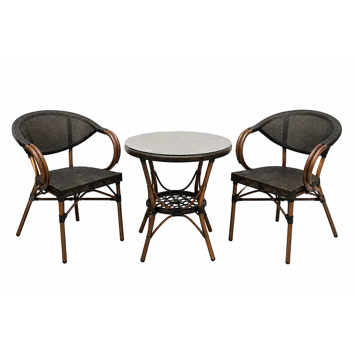 Set de Balcón Parisino Ébano 2 Personas 2