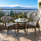 Set de Balcón Parisino Chevron 2 Personas - Miniatura 1