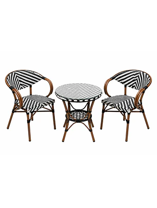 Set de Balcón Parisino Chevron 2 Personas