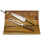 Set Parrillero Tabla + Cuchillo + Tenedor - Miniatura 1