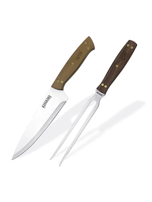 Set Parrillero Tabla + Cuchillo + Tenedor