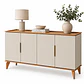 Buffet Sintra Jequitiba/Off White 160x80x42 cm - Miniatura 5