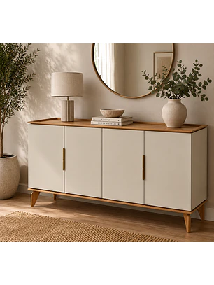 Buffet Sintra Jequitiba/Off White 160x80x42 cm