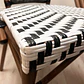 Silla Parisina Chevron Blanco/Negro 2 Unidades - Miniatura 5