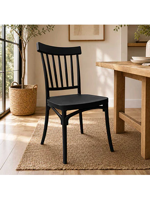 Silla Windsor Danubio negra