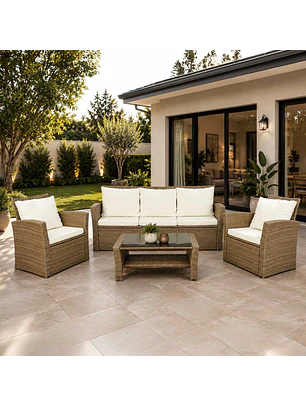 Juego de Living Terraza Josefina 5 personas