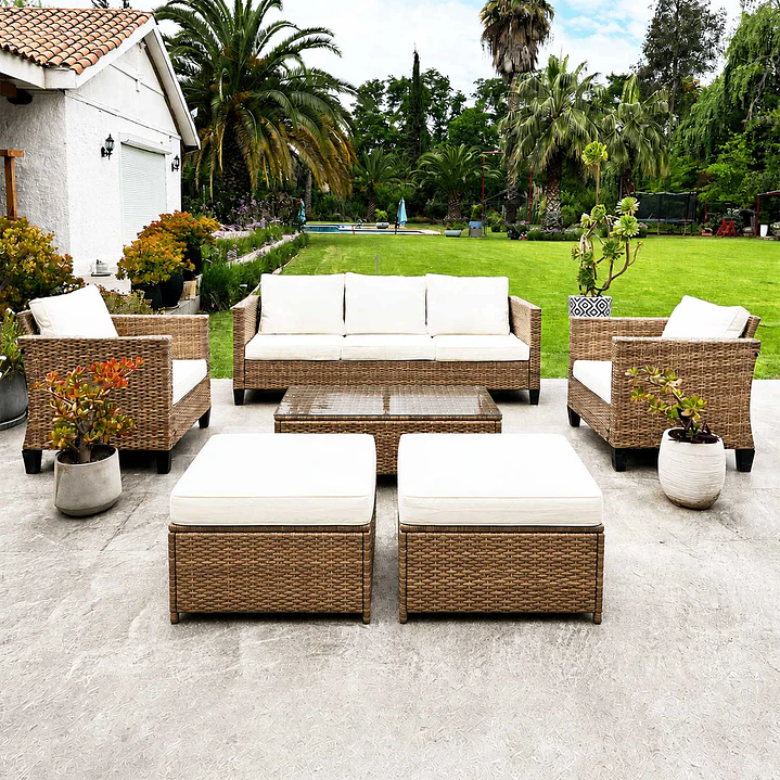 Juego de living terraza Constanza 7 personas 1