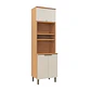 Mueble cocina microondas Selene Jequitiba / Off White - Miniatura 2