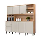 Kit Cocina Austin 2,20m Jequitiba / Gris Matte - Miniatura 3