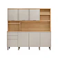 Kit Cocina Austin 2,20m Jequitiba / Gris Matte - Miniatura 4