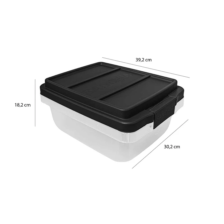 Caja plástica Clipsafe Pequeña 15 Litros 4