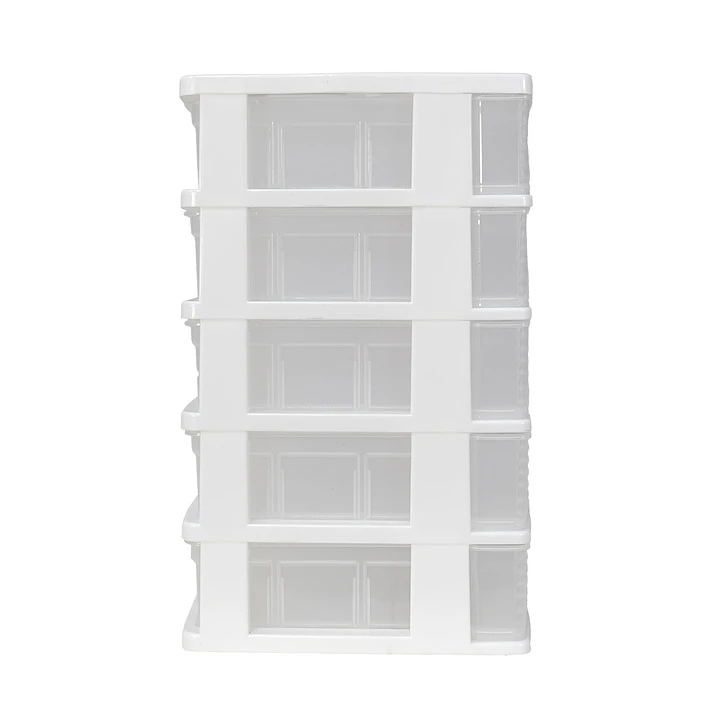Gavetero Plástico 5 Niveles Blanco 3