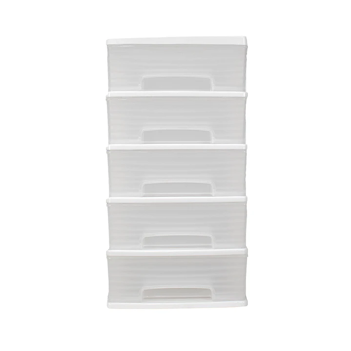 Gavetero Plástico 5 Niveles Blanco 4