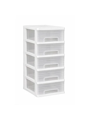 Gavetero Plástico 5 Niveles Blanco