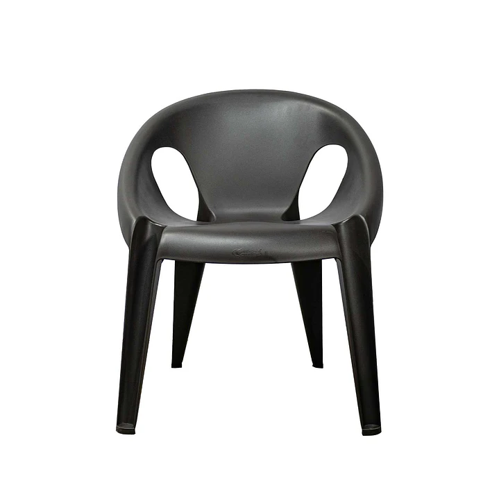 Silla plástica con Brazo Space café 2