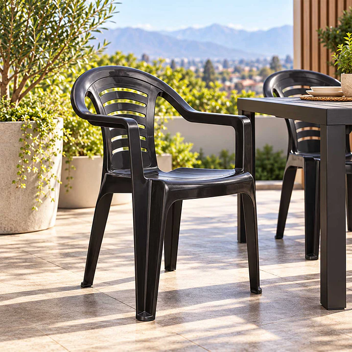 Silla con Brazo Premium café 1