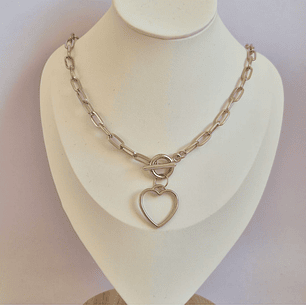 Collar Cadena con Corazón