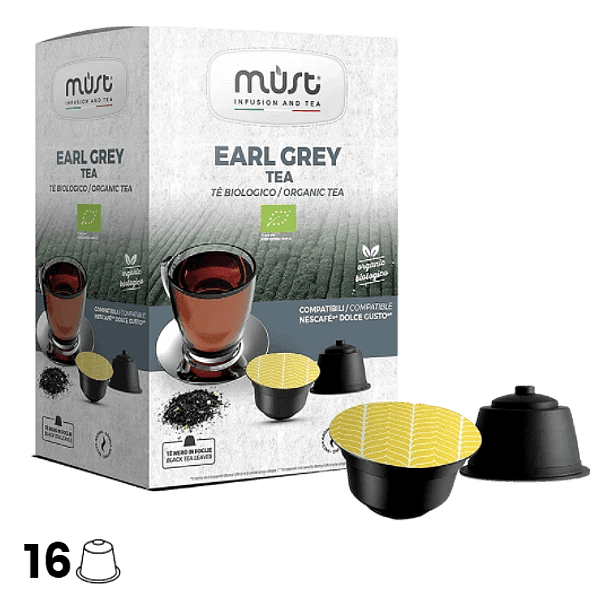 Cápsulas Must Té Earl Grey - Dolce Gusto 