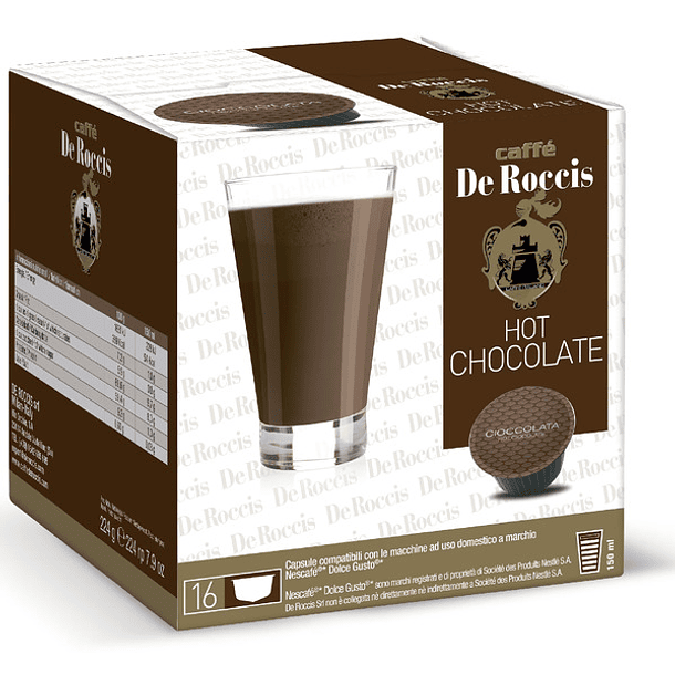 Café De Roccis hot chocolate 