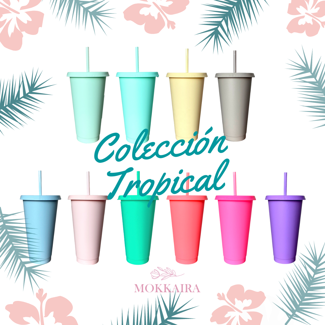 Vasos Colección Tropical