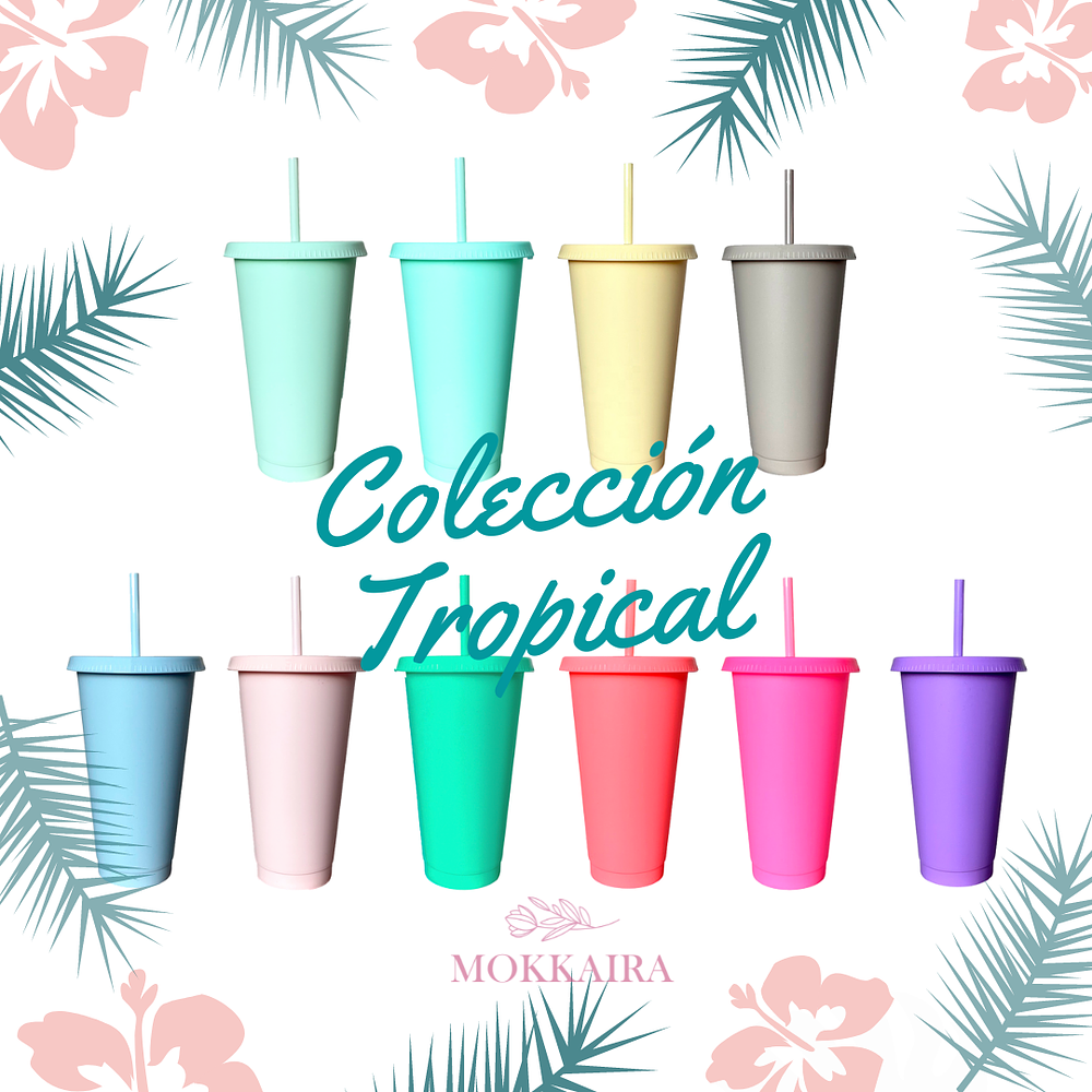 Vasos Colección Tropical