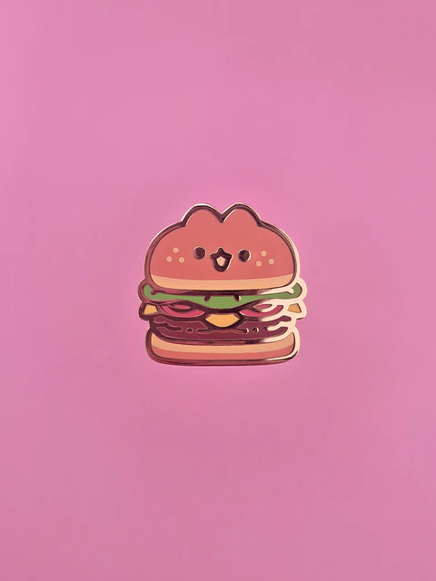 Pin Gatito Burger