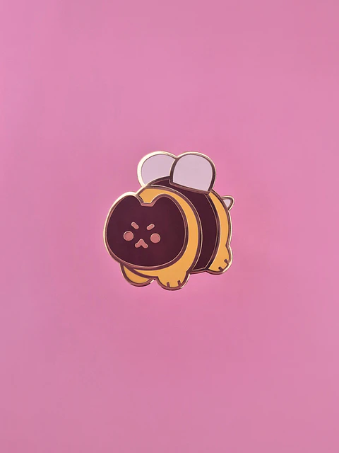 Pin Gatito Abejorro