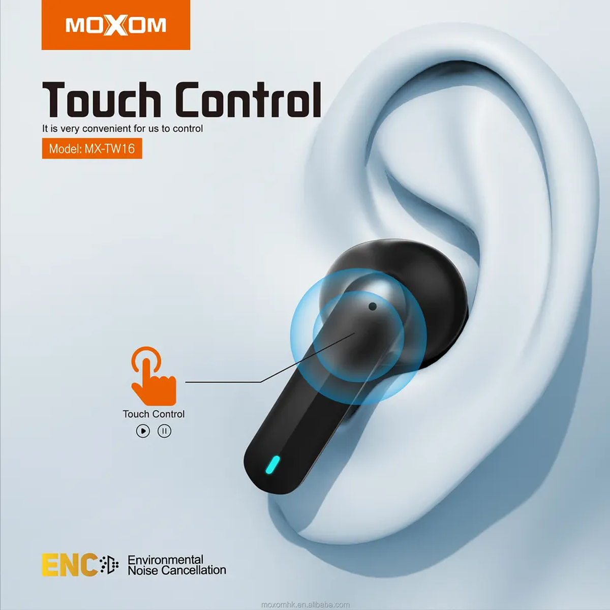 Audífonos Inalámbricos MOXOM MX-TW16