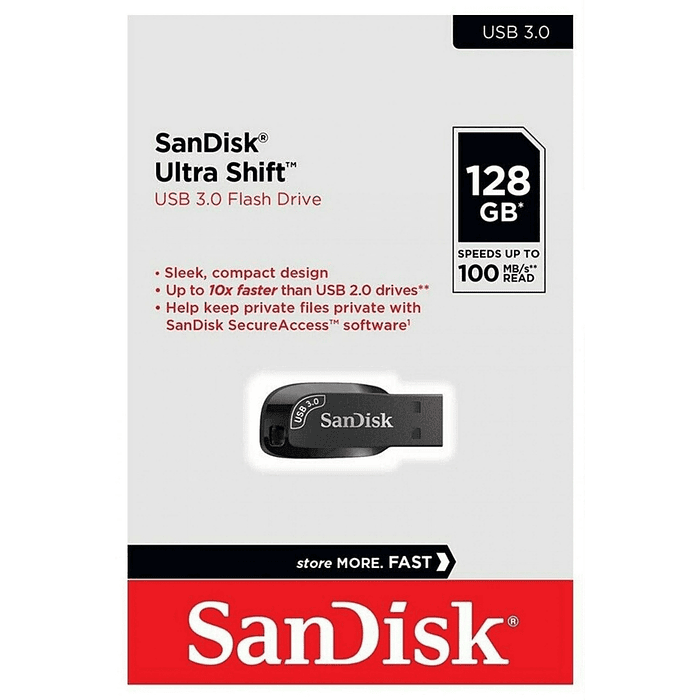 Pendrive SanDisk Ultra Shift 128 GB