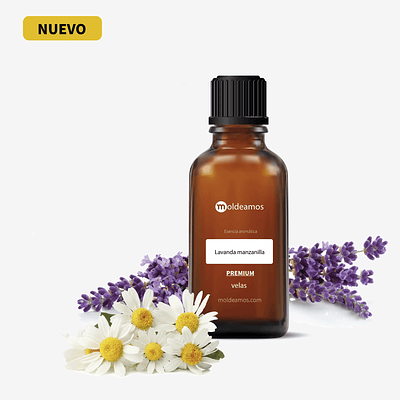 Esencia Aromatica premium lavanda y manzanilla para velas