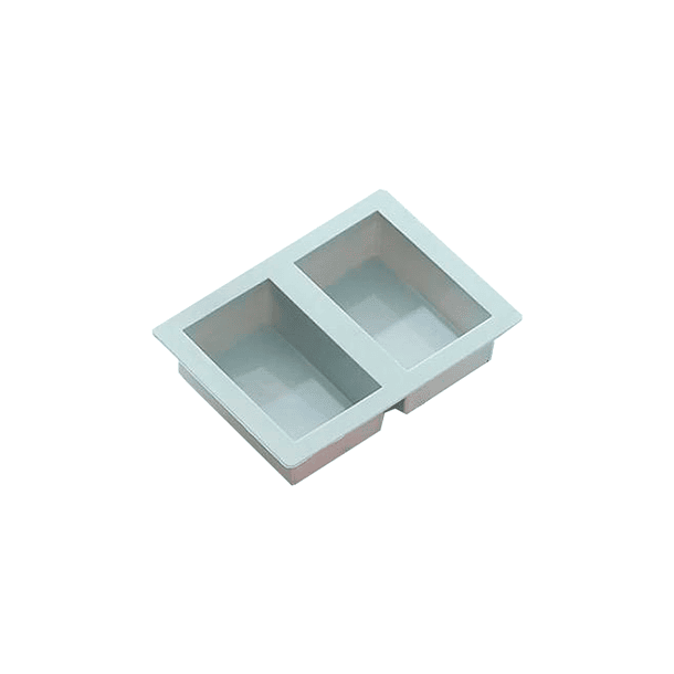 Molde rectangular básico 2 cavidades 3