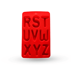 Molde abecedario mediano R - Z