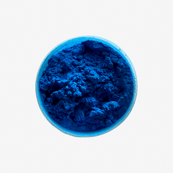 Pigmento perlado azul cosmético  2